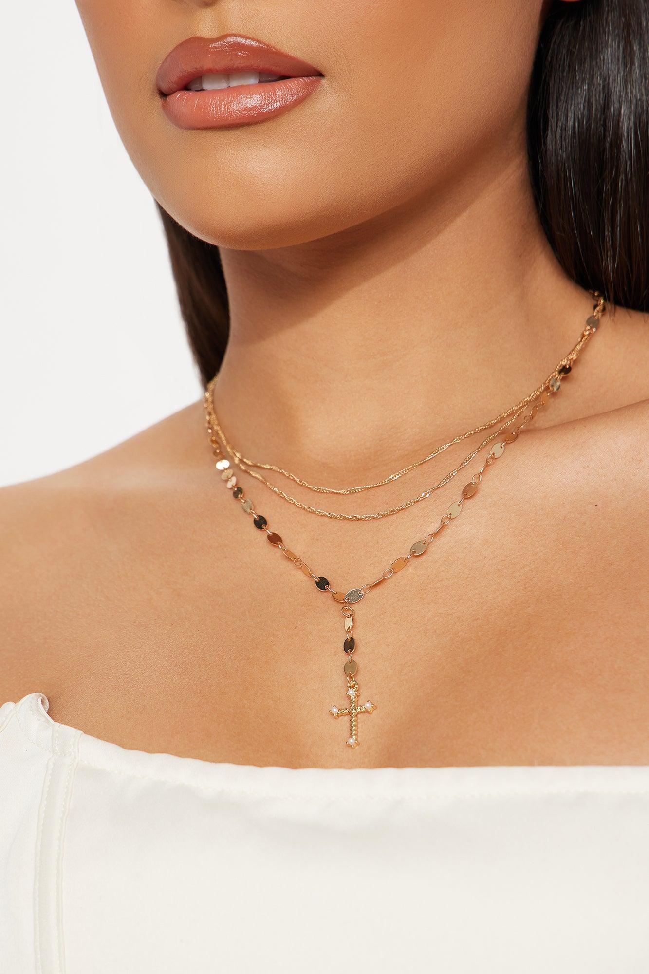 Heavens Grace Necklace - Gold Product Image