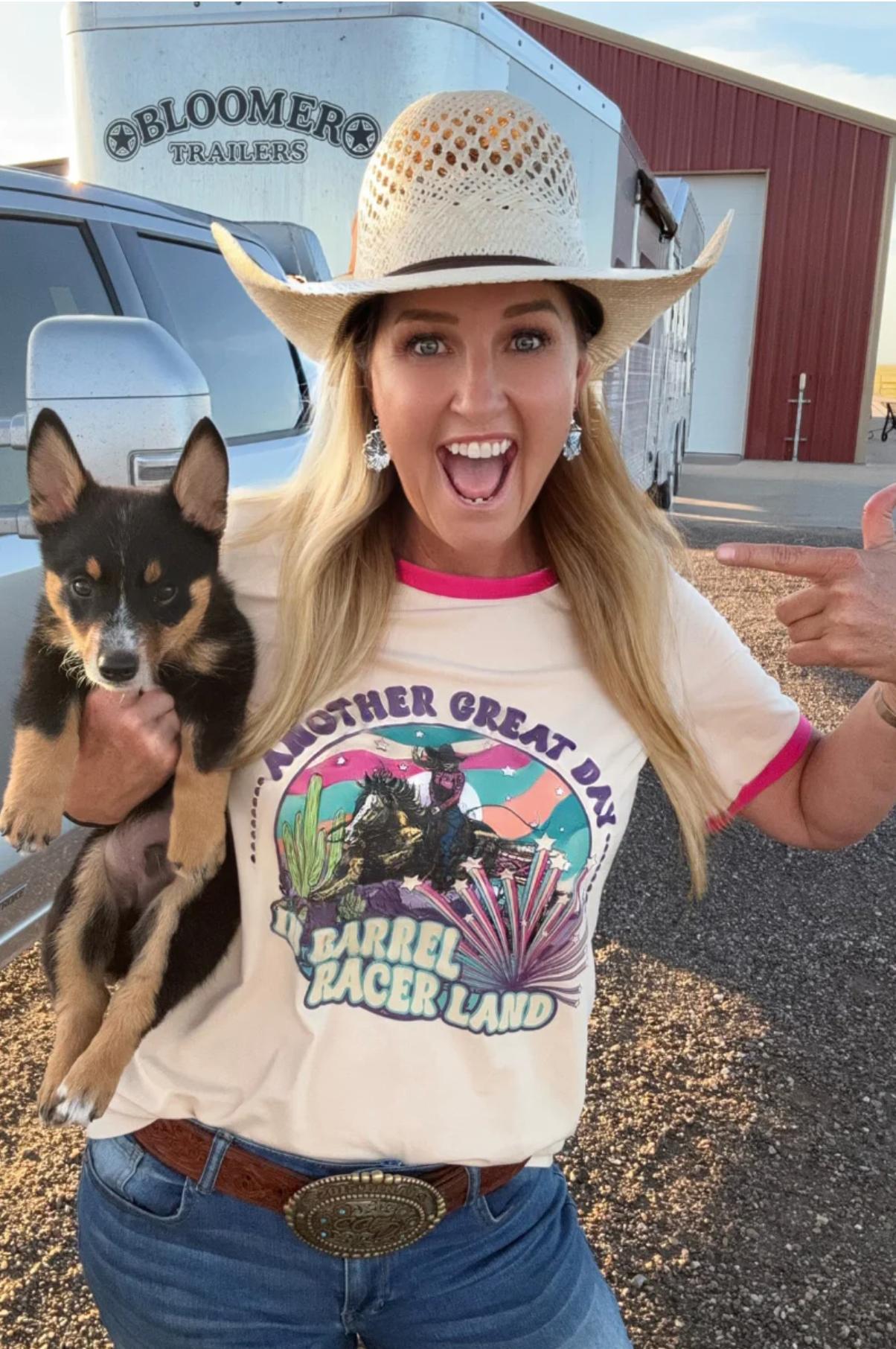 Sterling Kreek Barrel Racer Land Ringer Tee Product Image