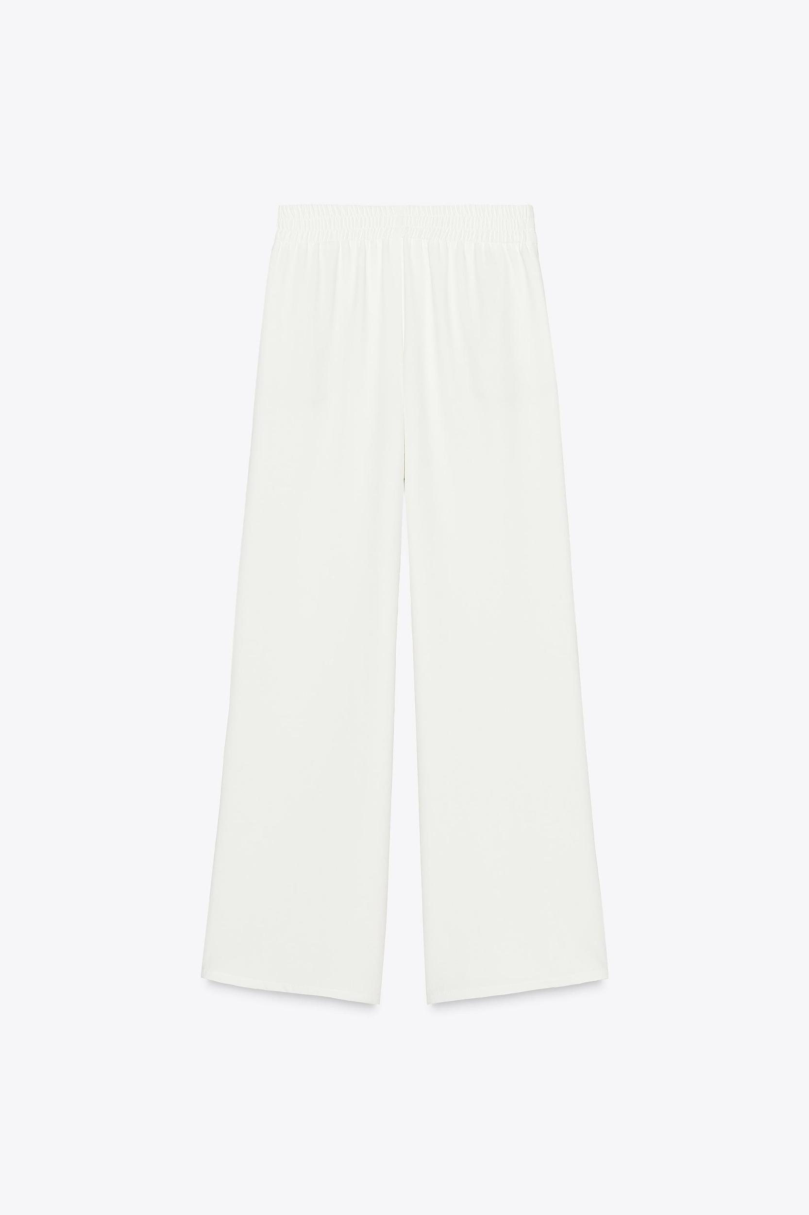 CREPE WIDE LEG PANTS Product Image