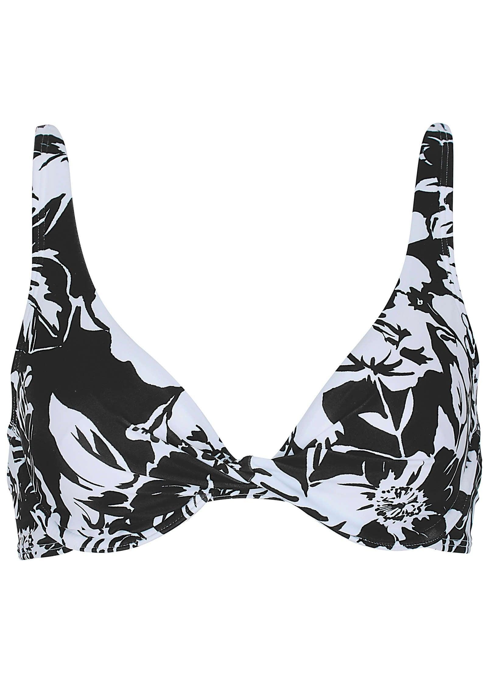Antigua Twist Bikini Top - Inverted Roses Product Image