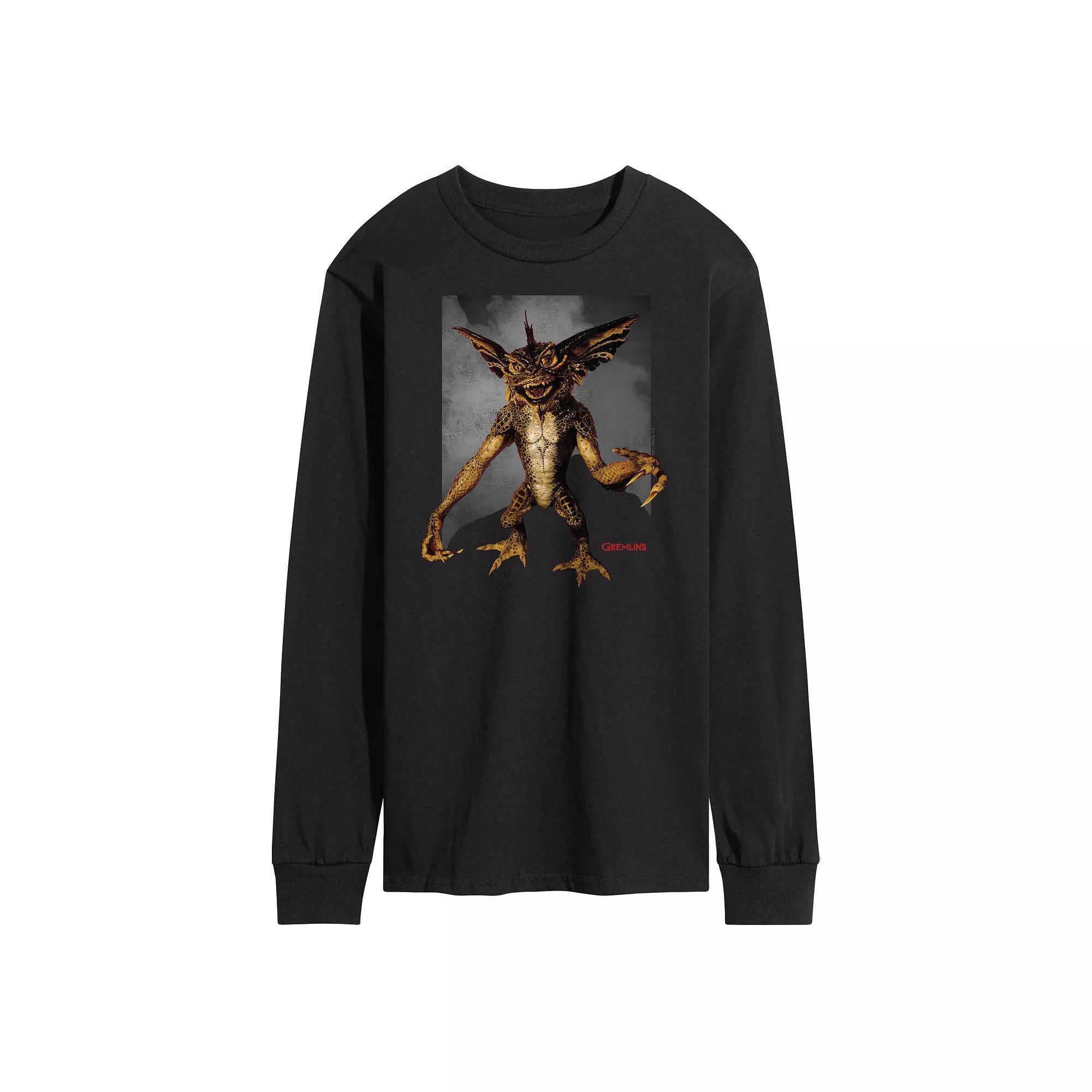 Mens Gremlins Drawing Long Sleeve Graphic Tee Product Image