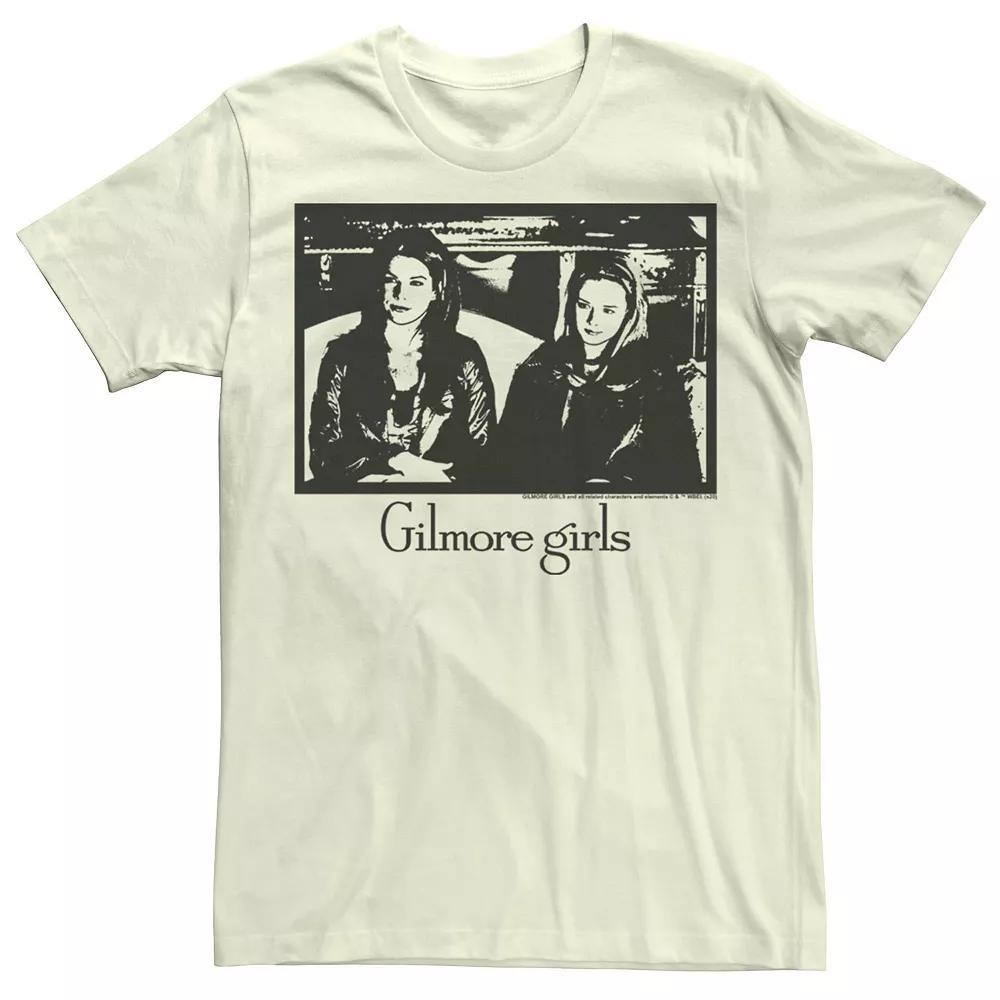 Men's Gilmore Girls Rory & Lorelai Portrait Tee, Size: 3XL, Natural Product Image