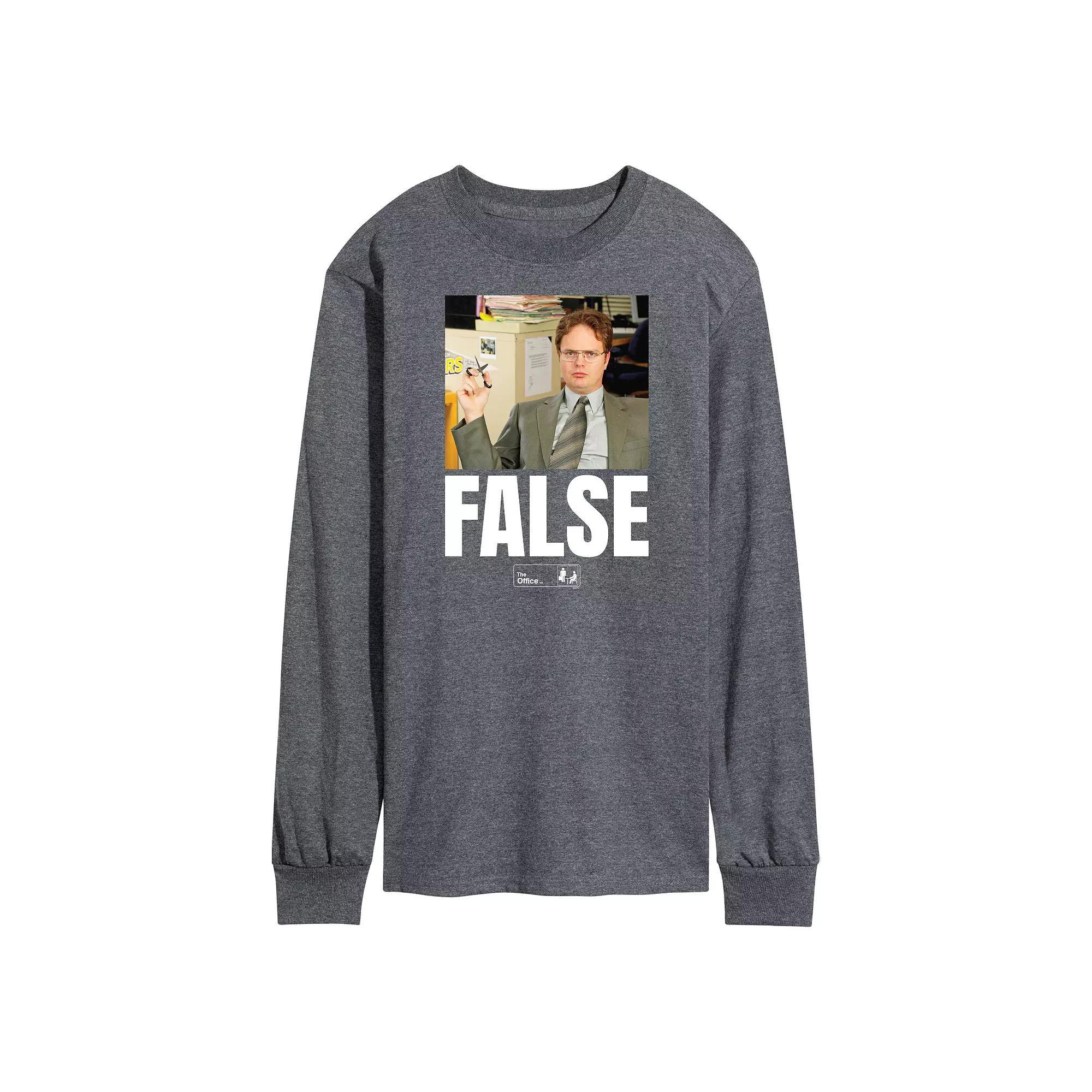 Mens The Office Dwight False Long Sleeve Tee Product Image