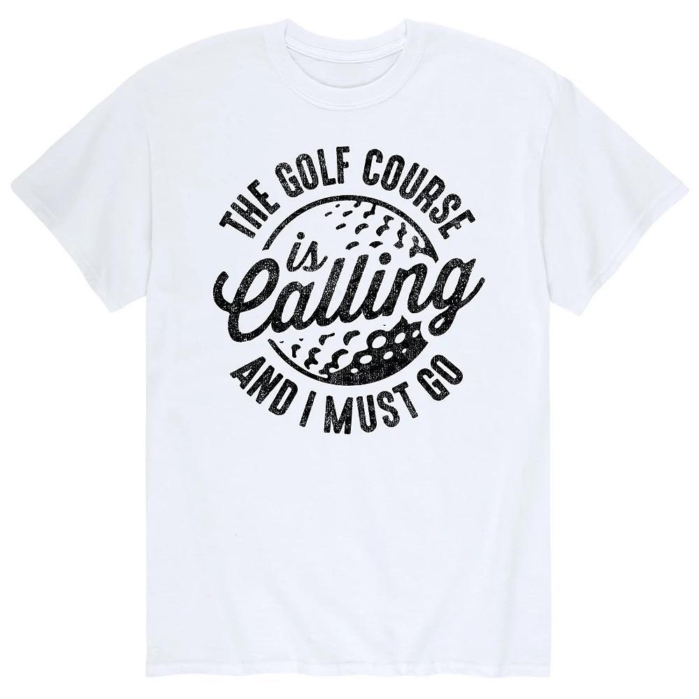 Mens The Golf Course Is Calling Tee Product Image