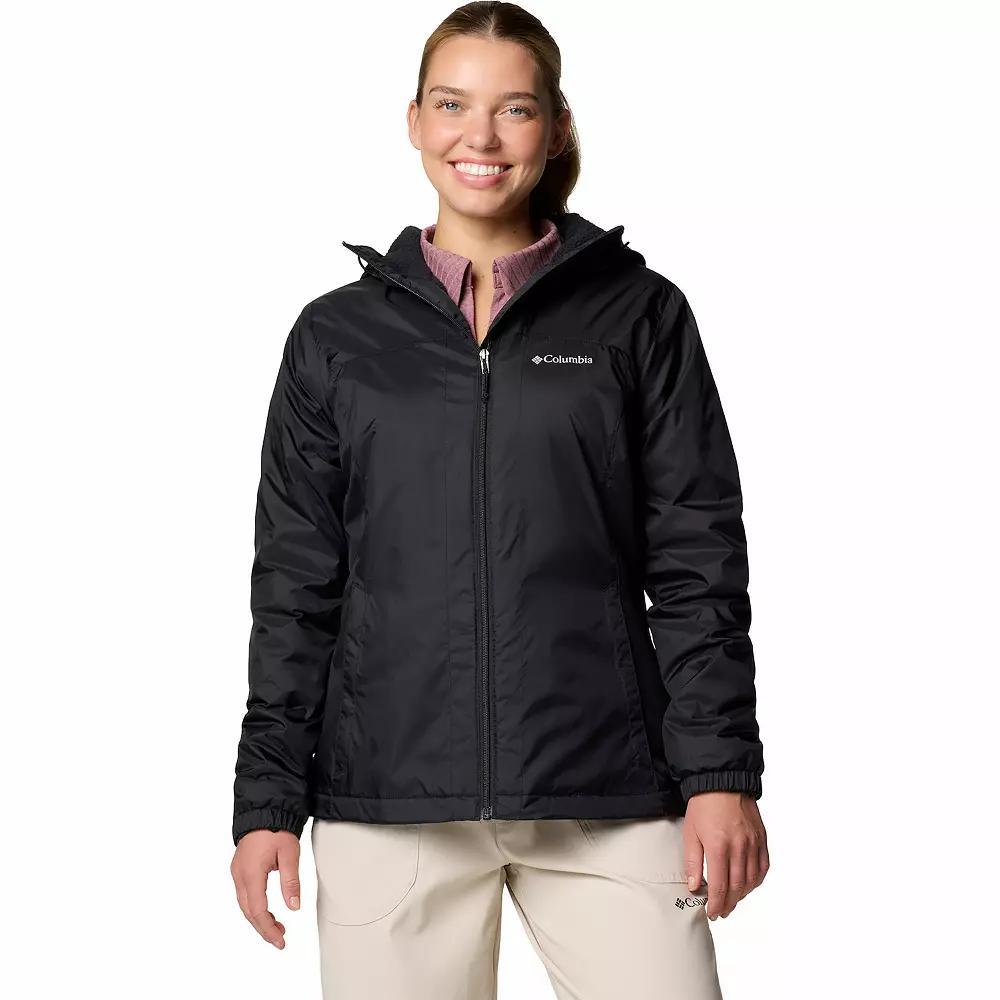 Women's Columbia Switchback II Sherpa-Lined Jacket, Size: XXL, Stone Green Product Image