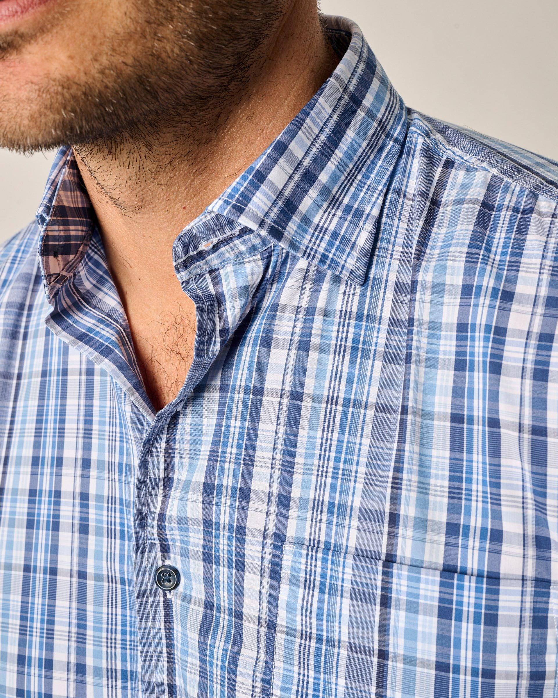 Natural Performance Button Up Shirt - Masson Male Product Image