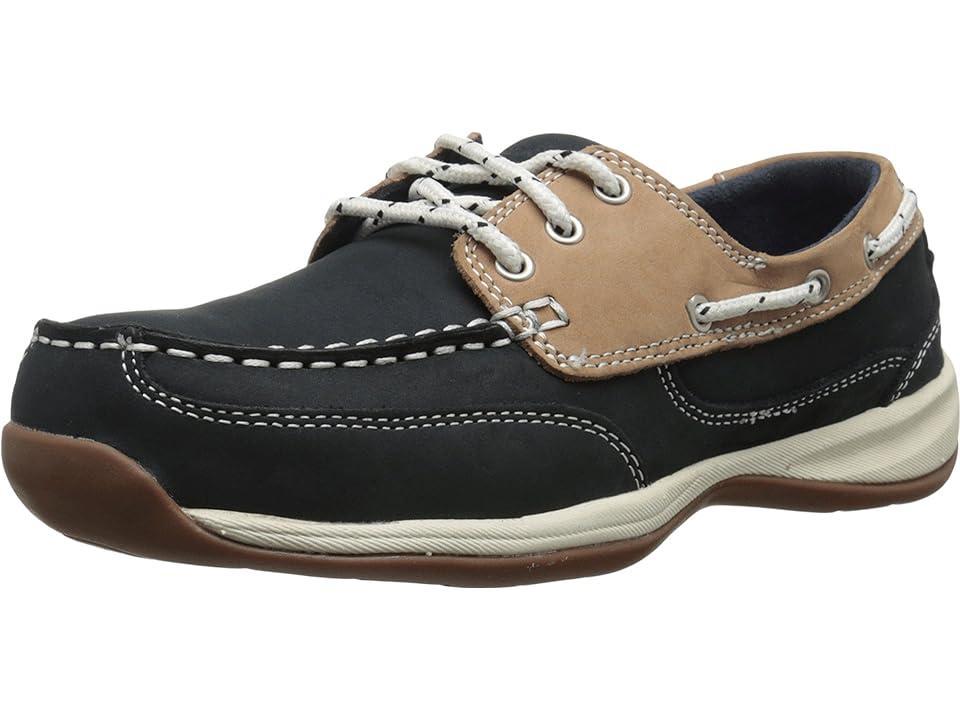 Rockport Works Sailing Club (Navy /Tan) Women's Work Boots Product Image