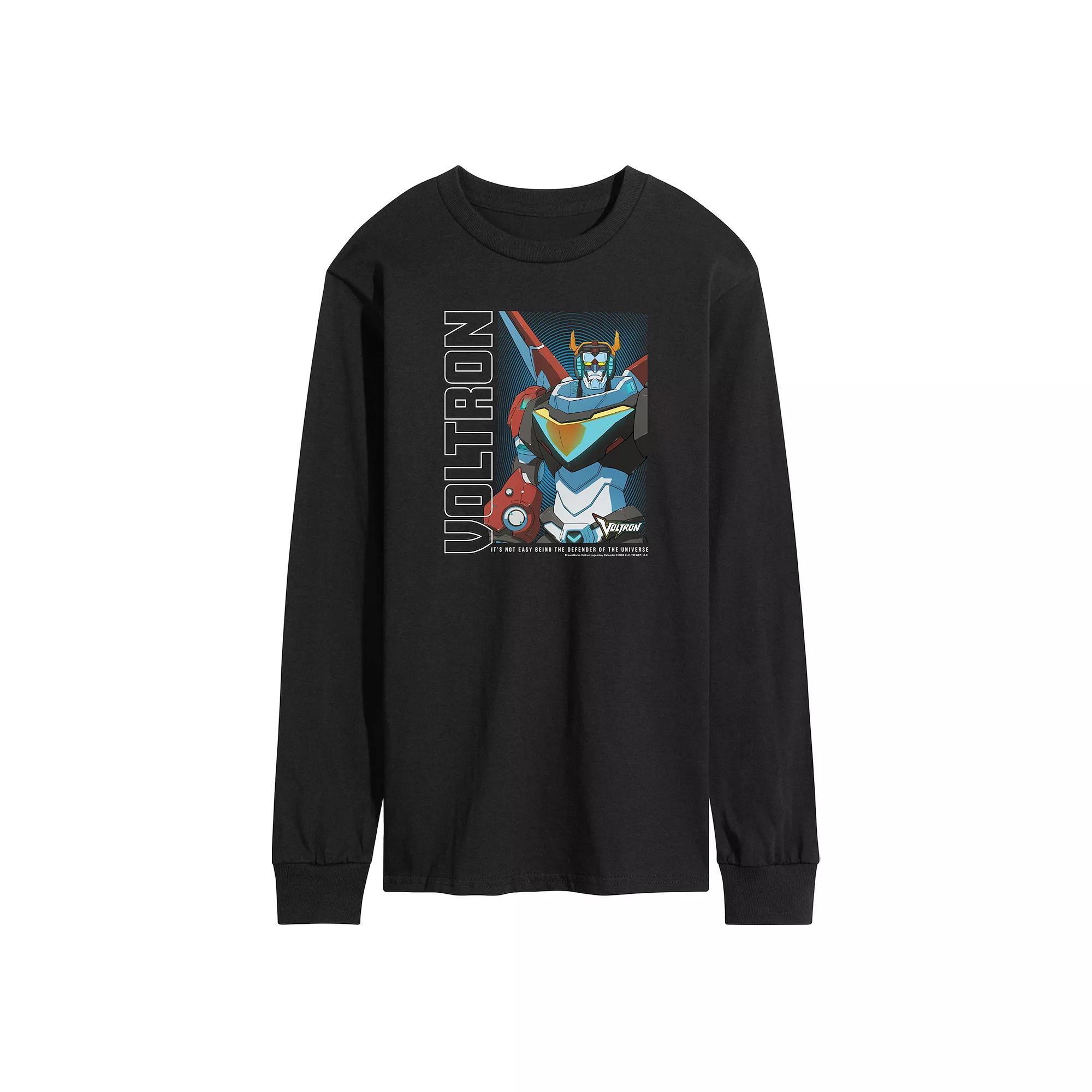 Mens Not Easy Being Defender Of The Universe Long Sleeve Graphic Tee Product Image