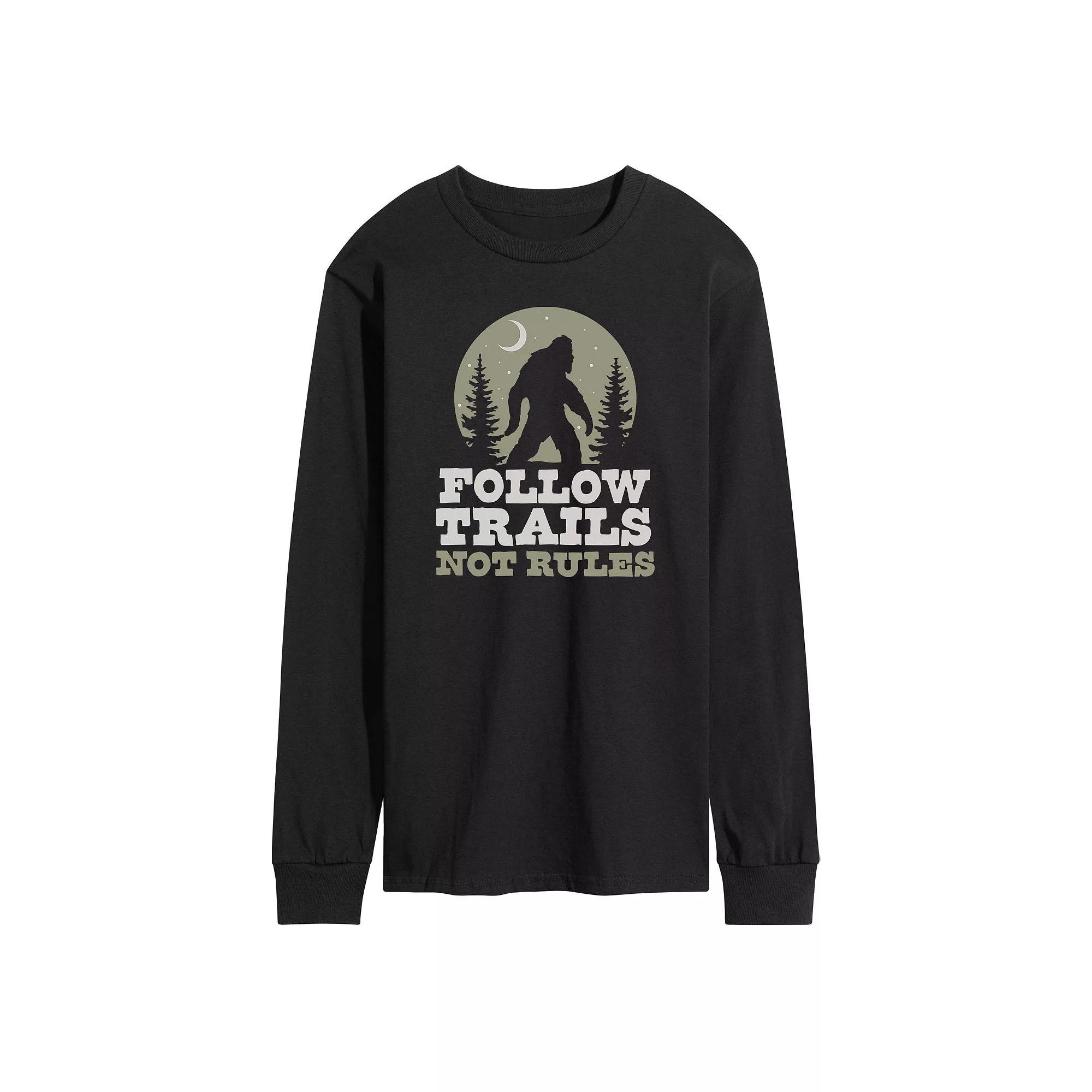 Disneys Mickey Mouse Mens USA Long Sleeve Graphic Tee Product Image