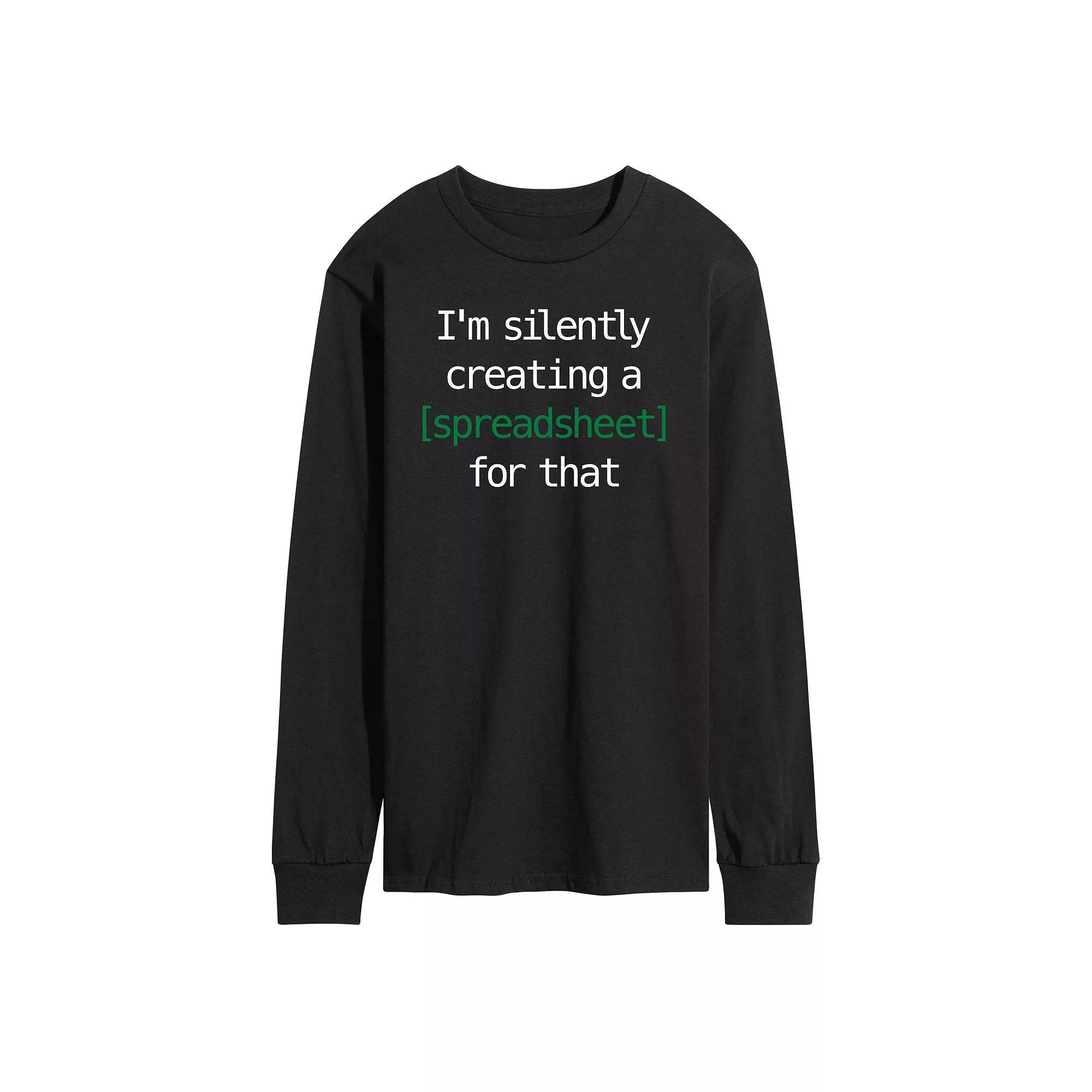 Mens Beetlejuice House Long Sleeve Graphic Tee Blue Product Image