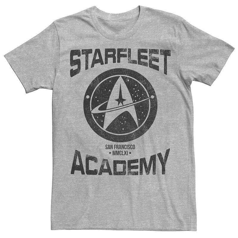 Men's Star Trek Starfleet Academy Delta Emblem Tee, Size: Medium, Athletic Grey Product Image