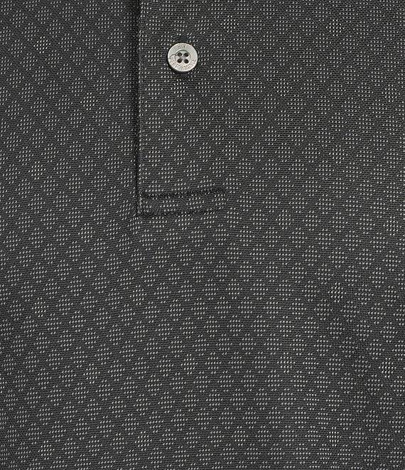Roundtree & Yorke Performance Diamond Jacquard Polo Shirt Product Image