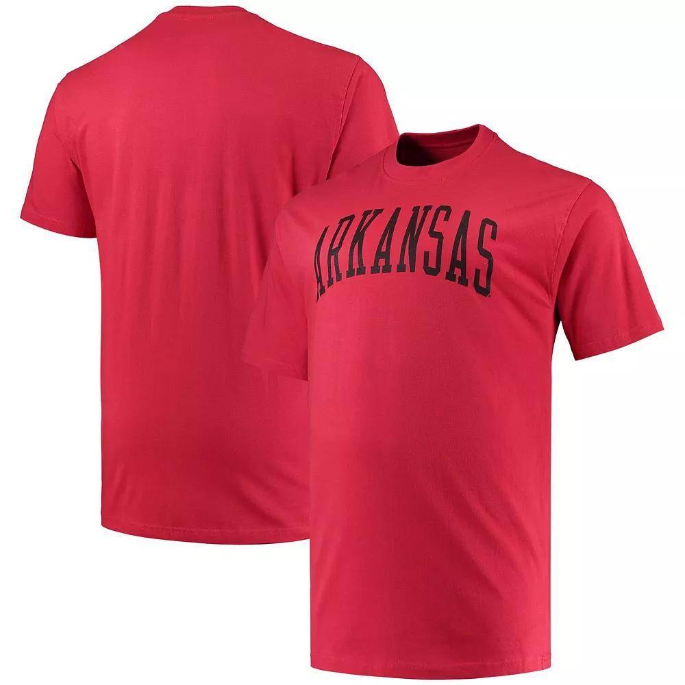 Men's Champion Cardinal Arkansas Razorbacks Big & Tall Arch Team Logo T-Shirt, Size: XLT, Red Product Image