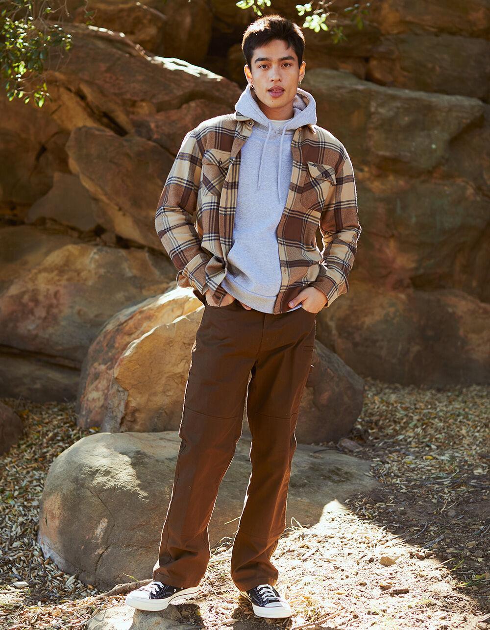 BRIXTON Carpenter Utility Stretch Mens Pants - BROWN Product Image