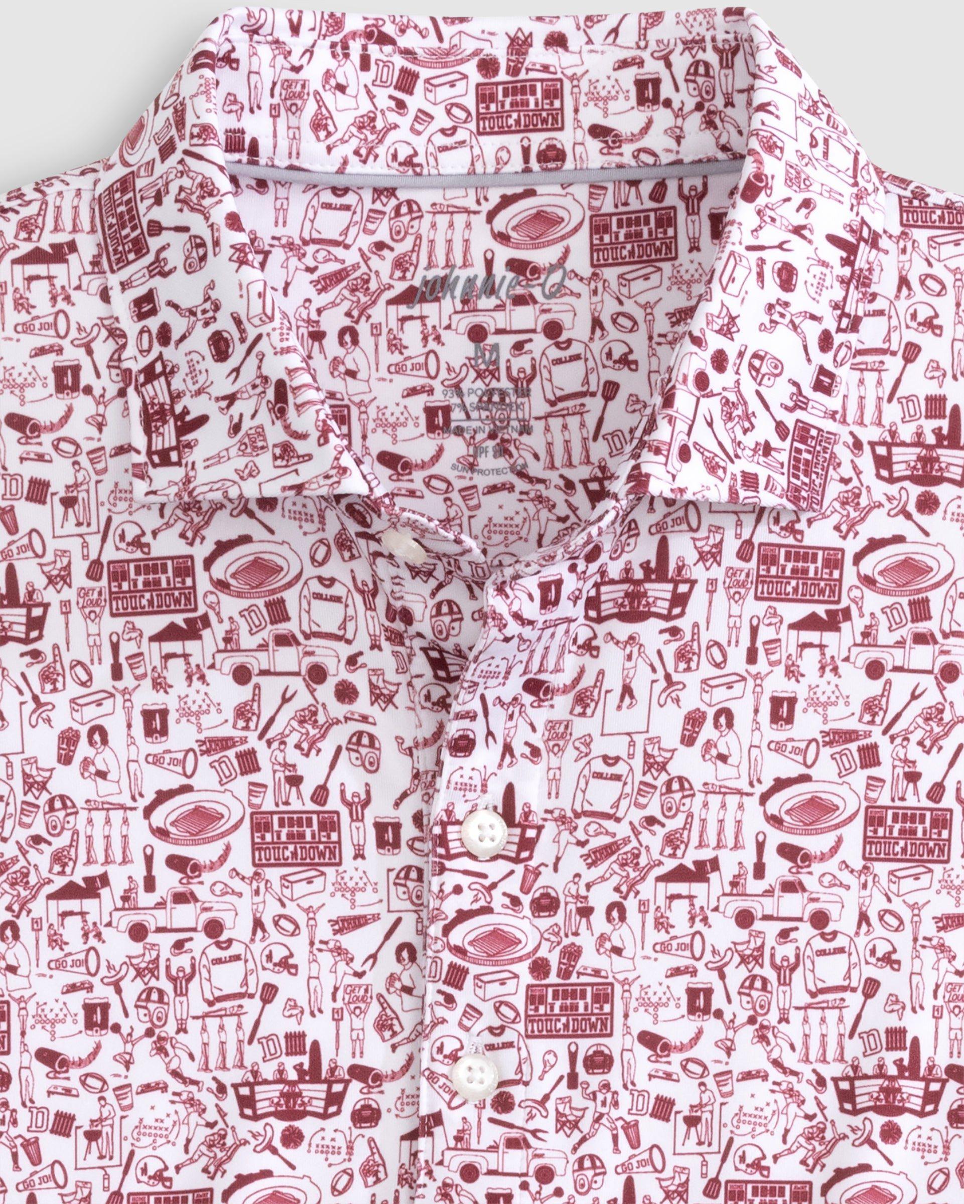 johnnie-O Performance Jersey Jr. Polo - Tailgater 2.0 Print Product Image