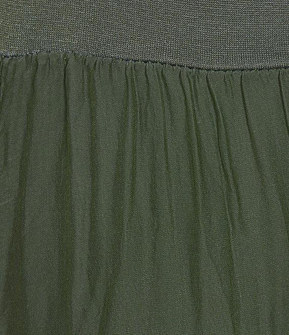 M Made in Italy Silky Wide Leg Pull-On Pants Product Image