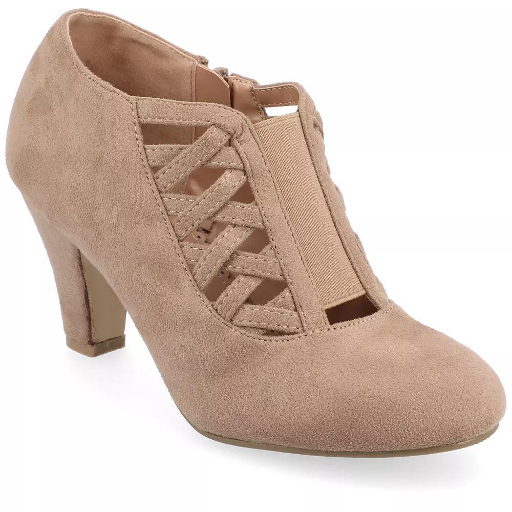 Journee Piper Womens Ankle Pumps, Girls Brown Product Image