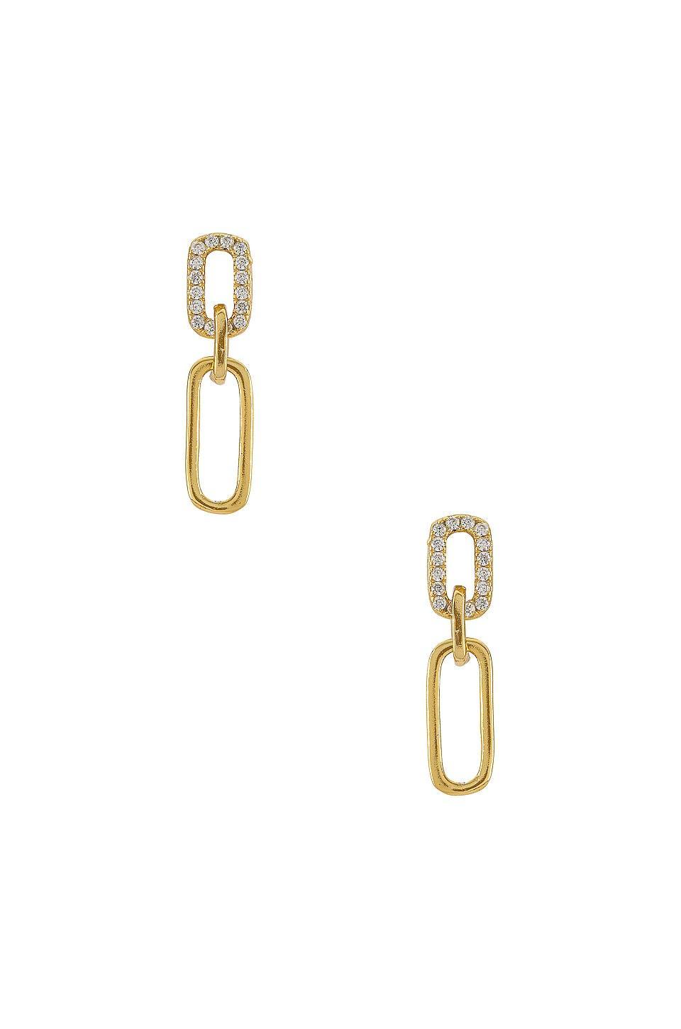 Justice Pave Earrings SHASHI Product Image