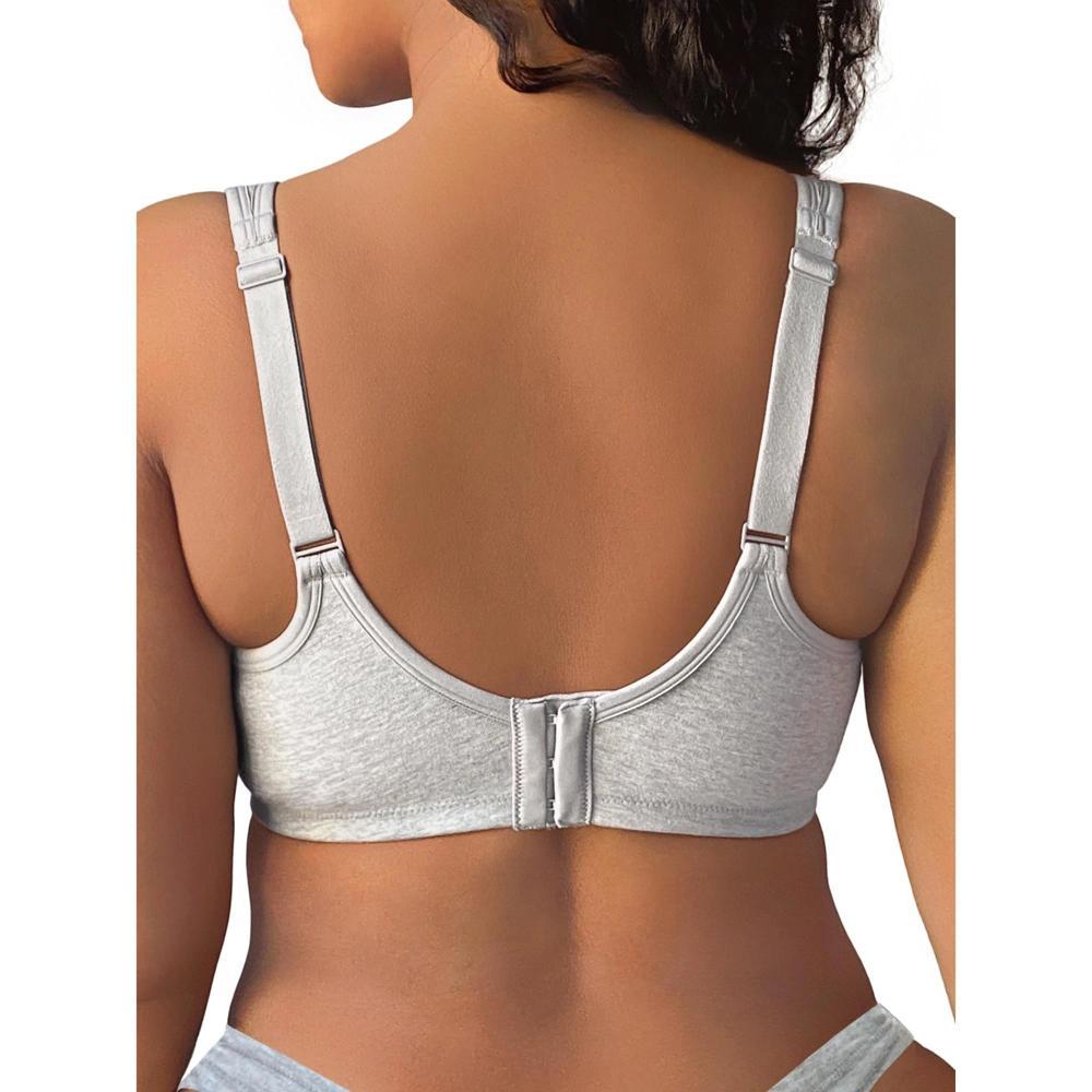 Fit For Me by Fruit of the Loom Womens Plus Size Beyond Soft Cotton Unlined Underwire Bra Product Image