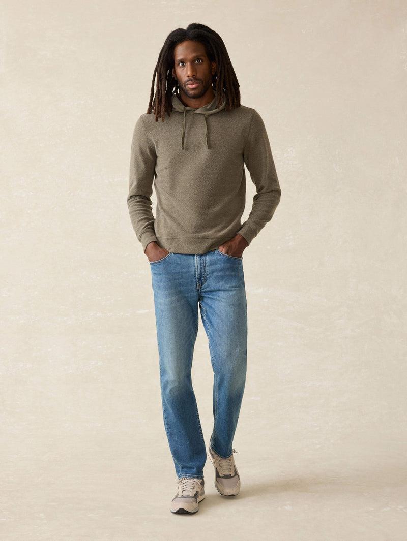 Legend™ Sweater Hoodie - Olive Melange Twill Product Image