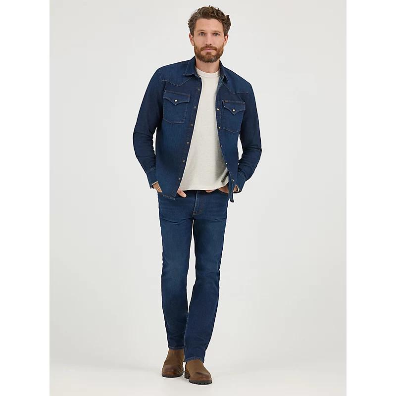 Mens Lee Heritage Denim MVP Slim Straight Jeans Product Image