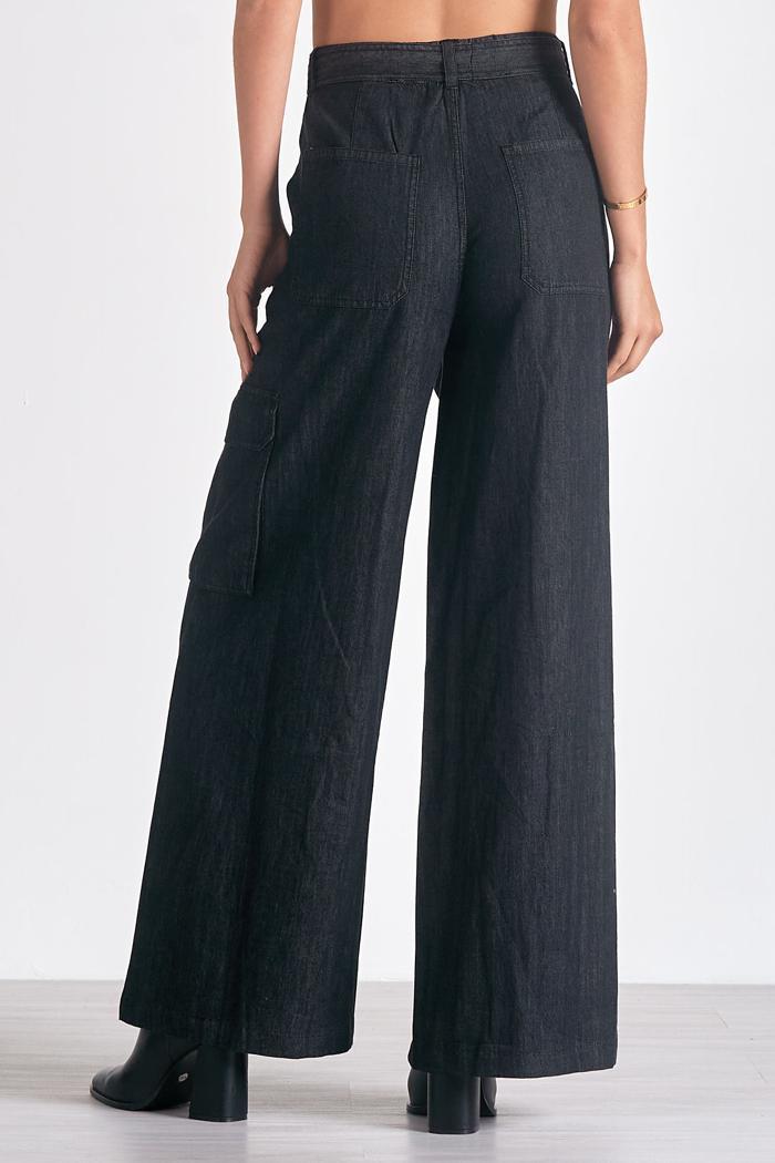 Wide Leg Cargo Pants Product Image