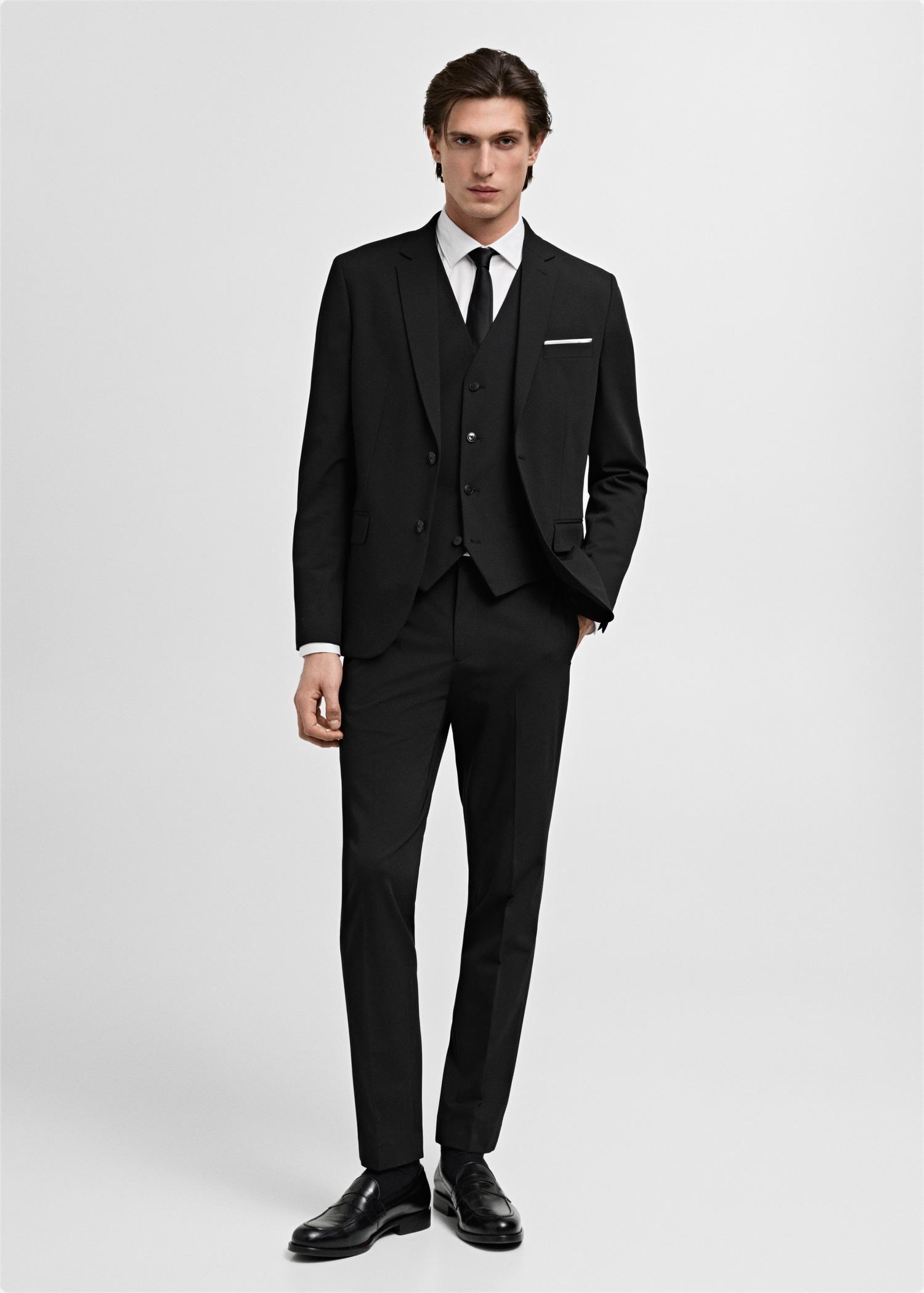 Paris super slim-fit suit vest - Men | MANGO USA Product Image