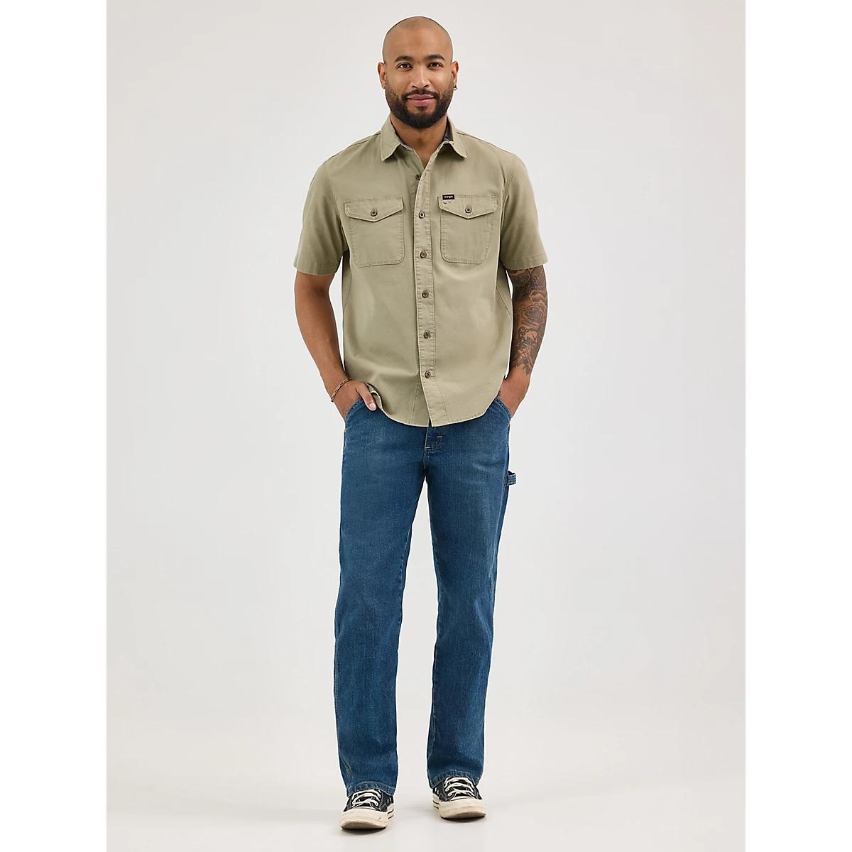 Men's Carpenter Jean in Faded Blue Product Image