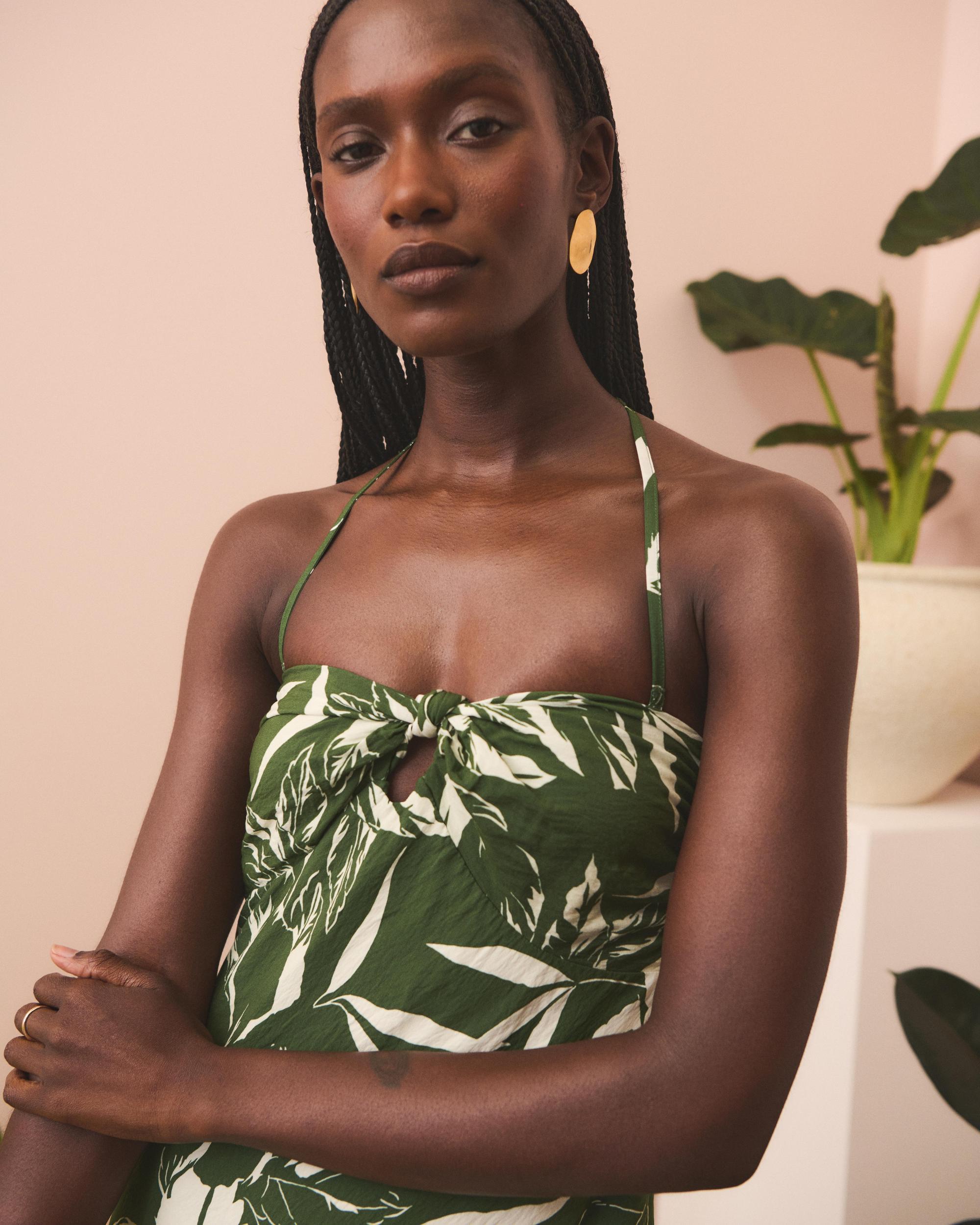 Strapless Twist-Front Maxi Dress Product Image