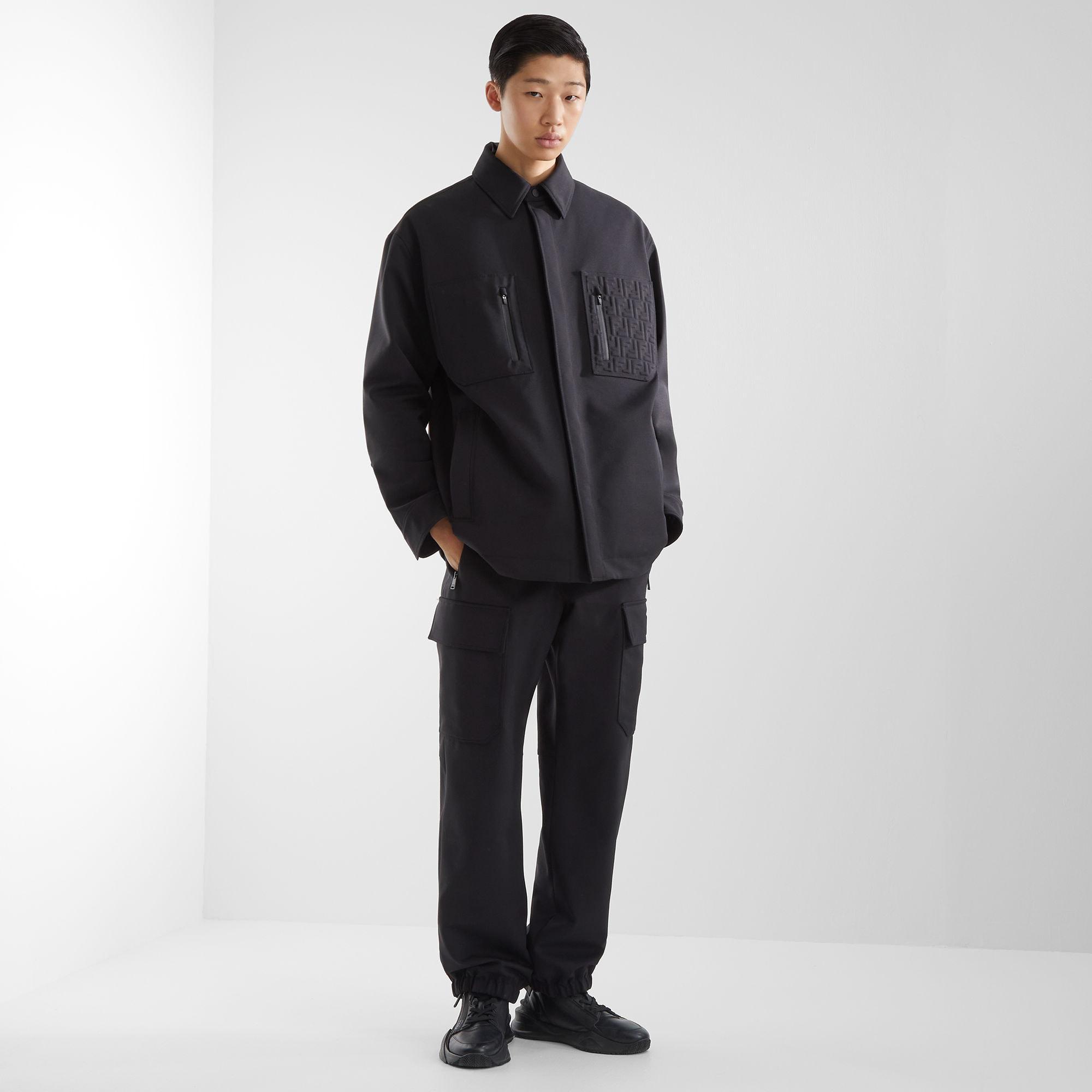Ski JacketBlack fabric jacket Product Image