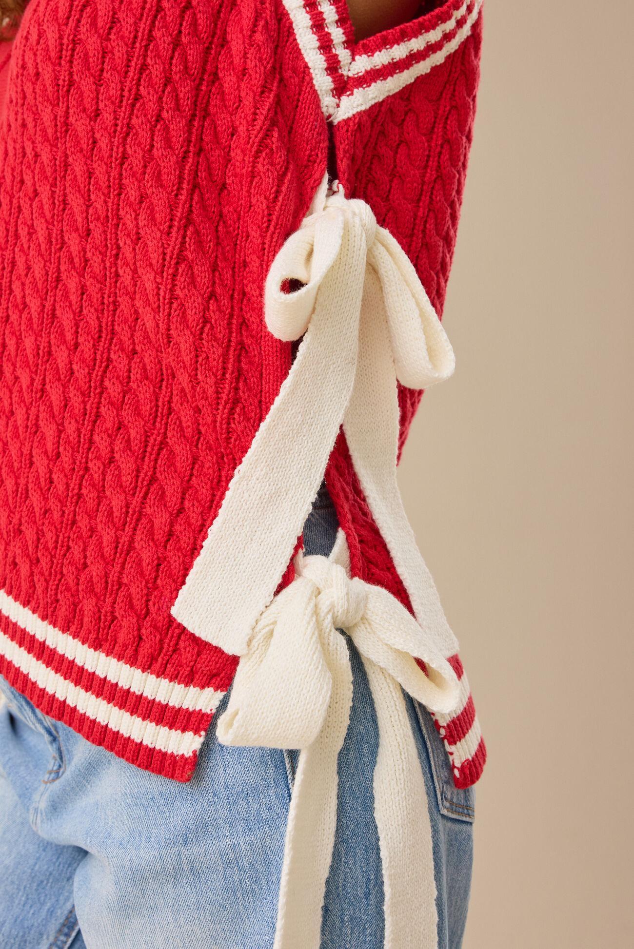 Tilly V-Neck Sweater Vest Product Image
