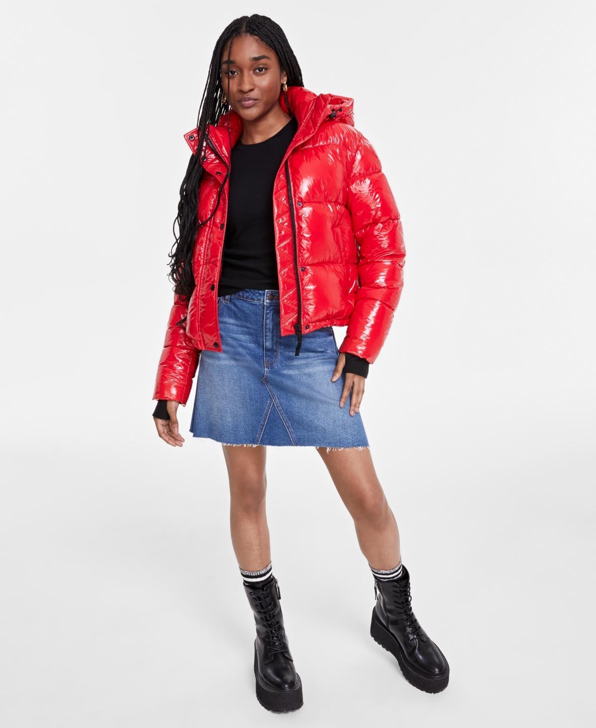S13 Womens Lexie Hooded Water-Resistant Puffer Coat Product Image
