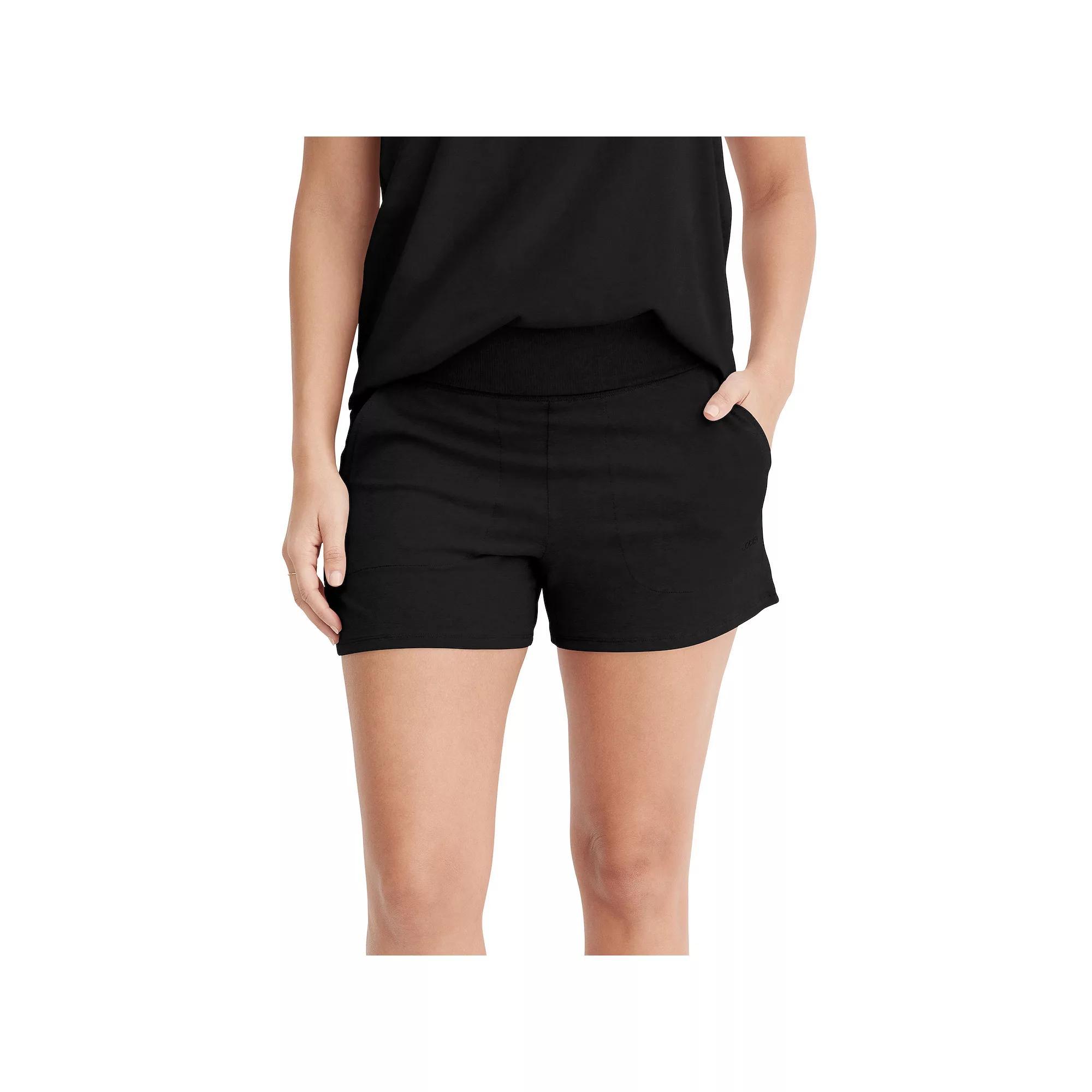 Womens Jockey Soft Touch Luxe Shorts Pink Floral Product Image