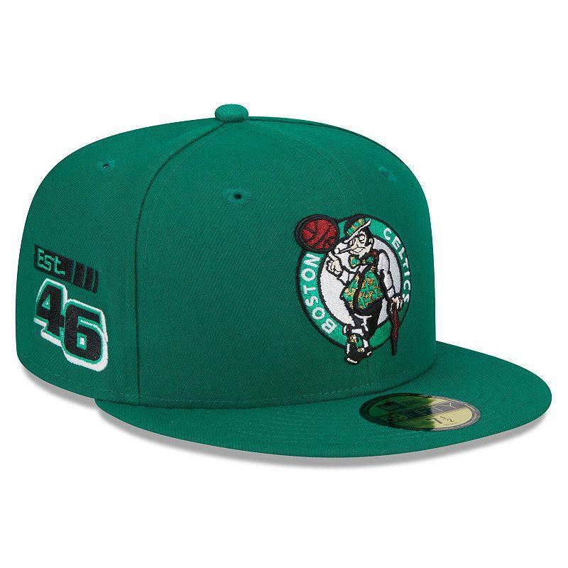Mens New Era Kelly Boston Celtics 2024 NBA All-Star Game Rally Drive Side Patch 59FIFTY Fitted Hat Product Image