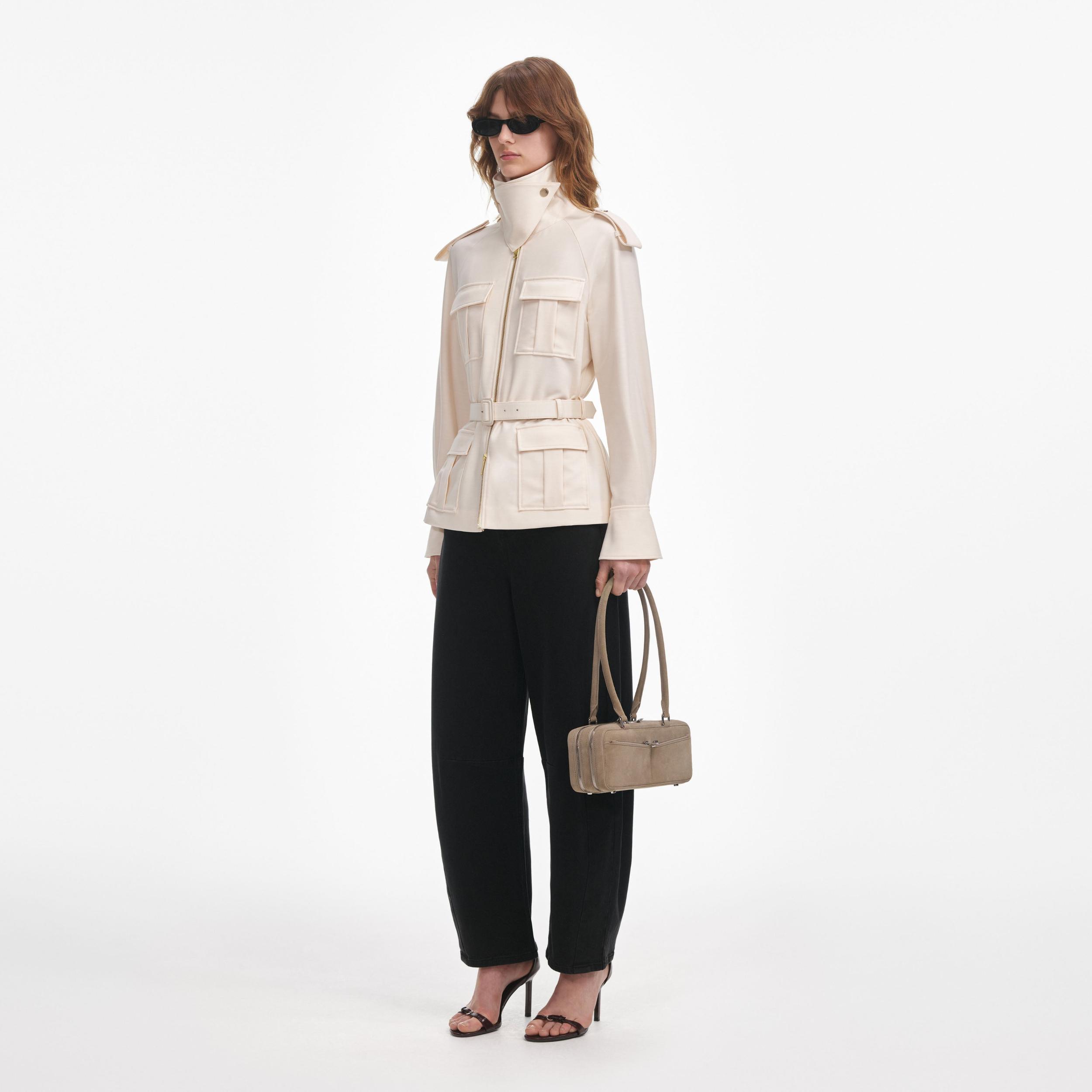 Cream Twill Jacket Product Image