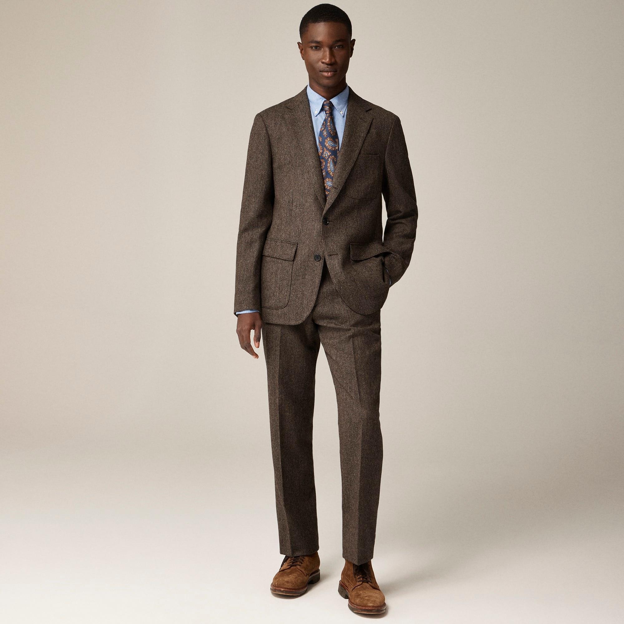 Crosby Classic-fit suit jacket in English merino wool Product Image