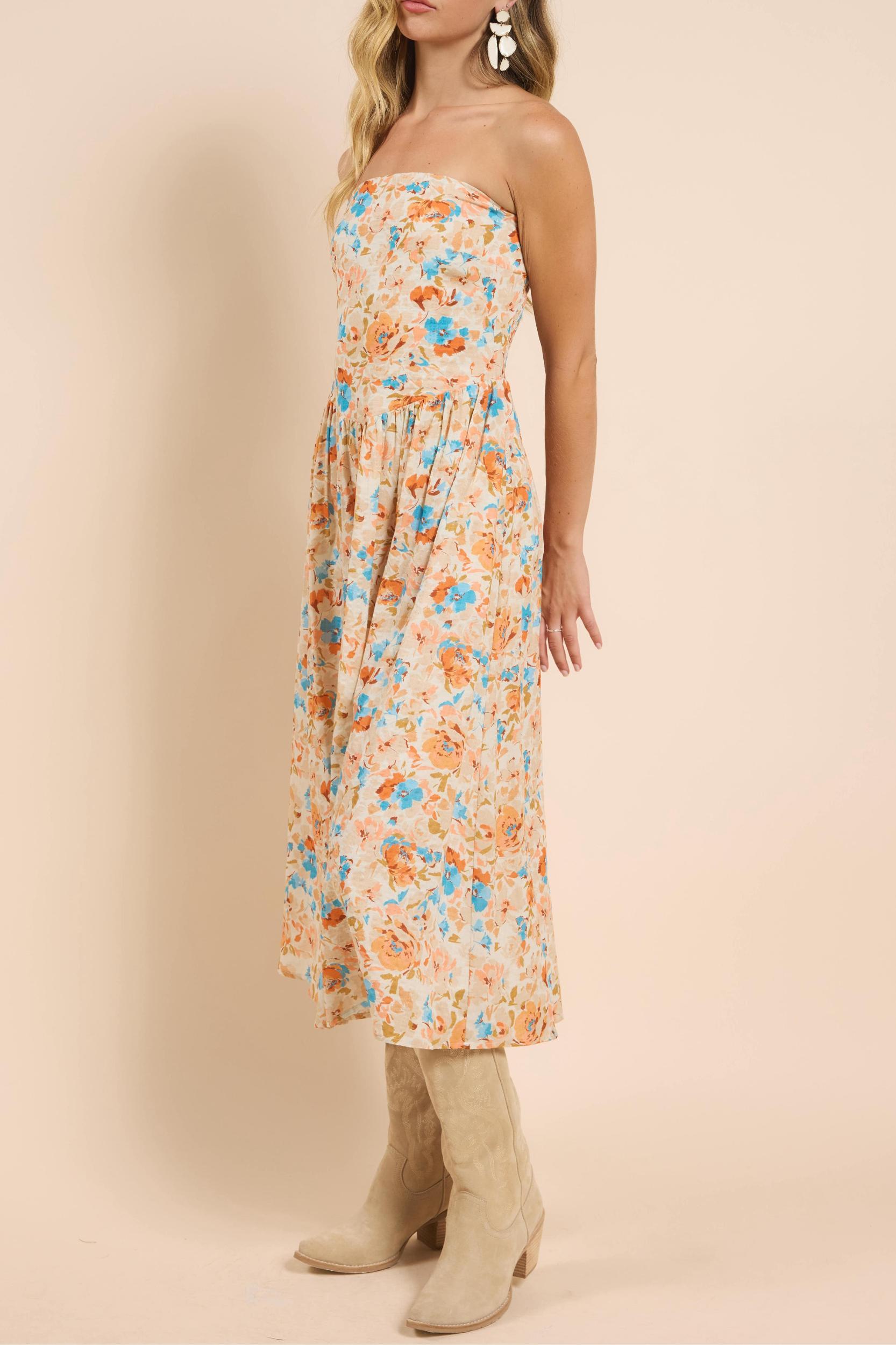 Sonoma Tube Top Midi Dress Product Image
