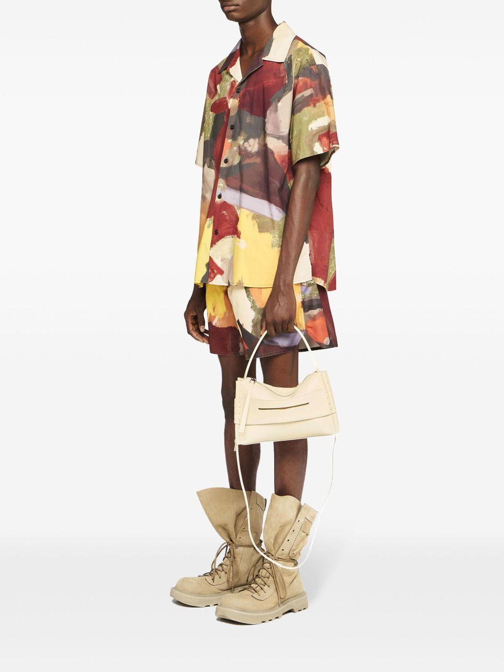 abstract-print cotton shirt Product Image