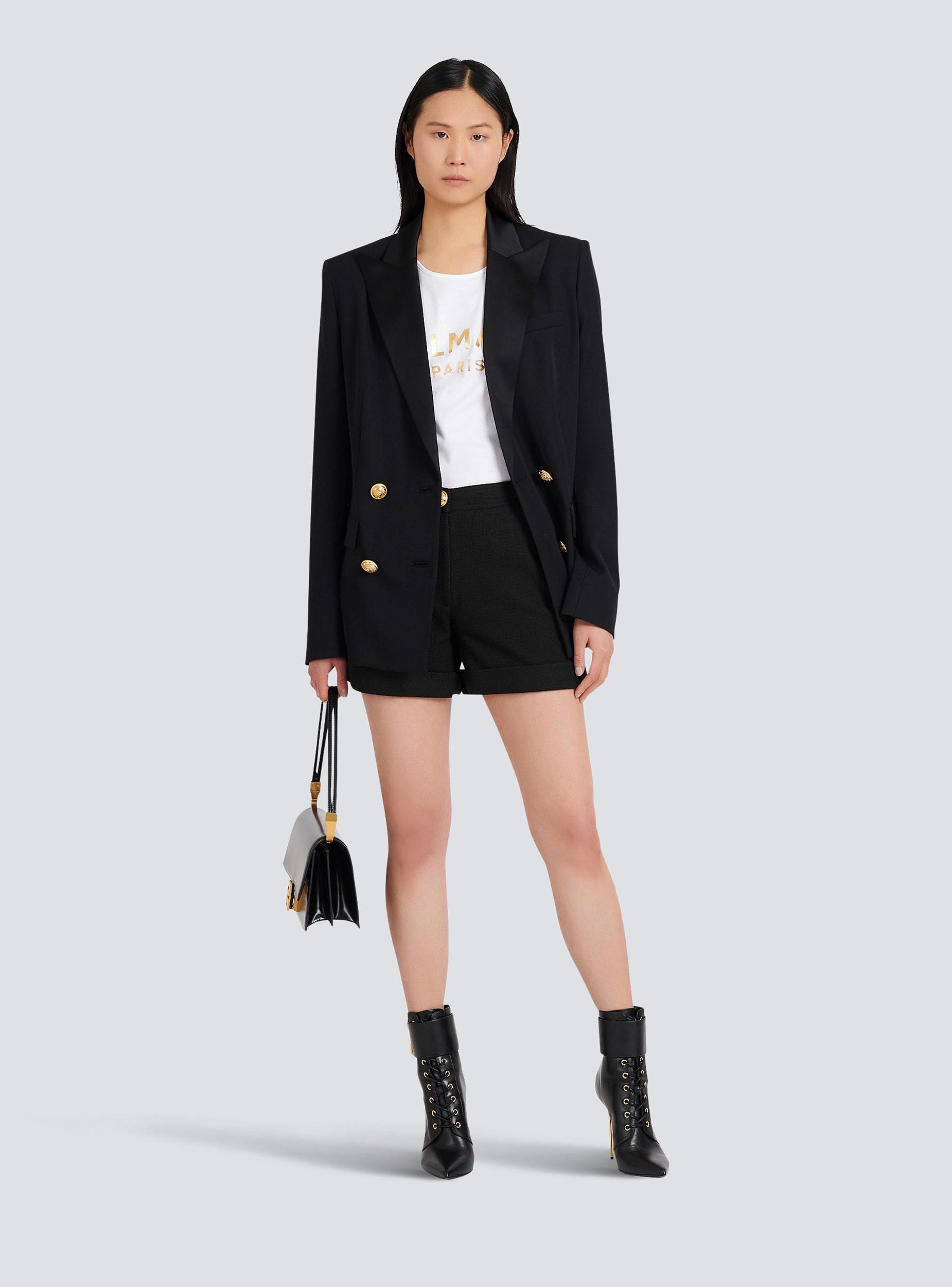 Cotton low-rise shorts Product Image