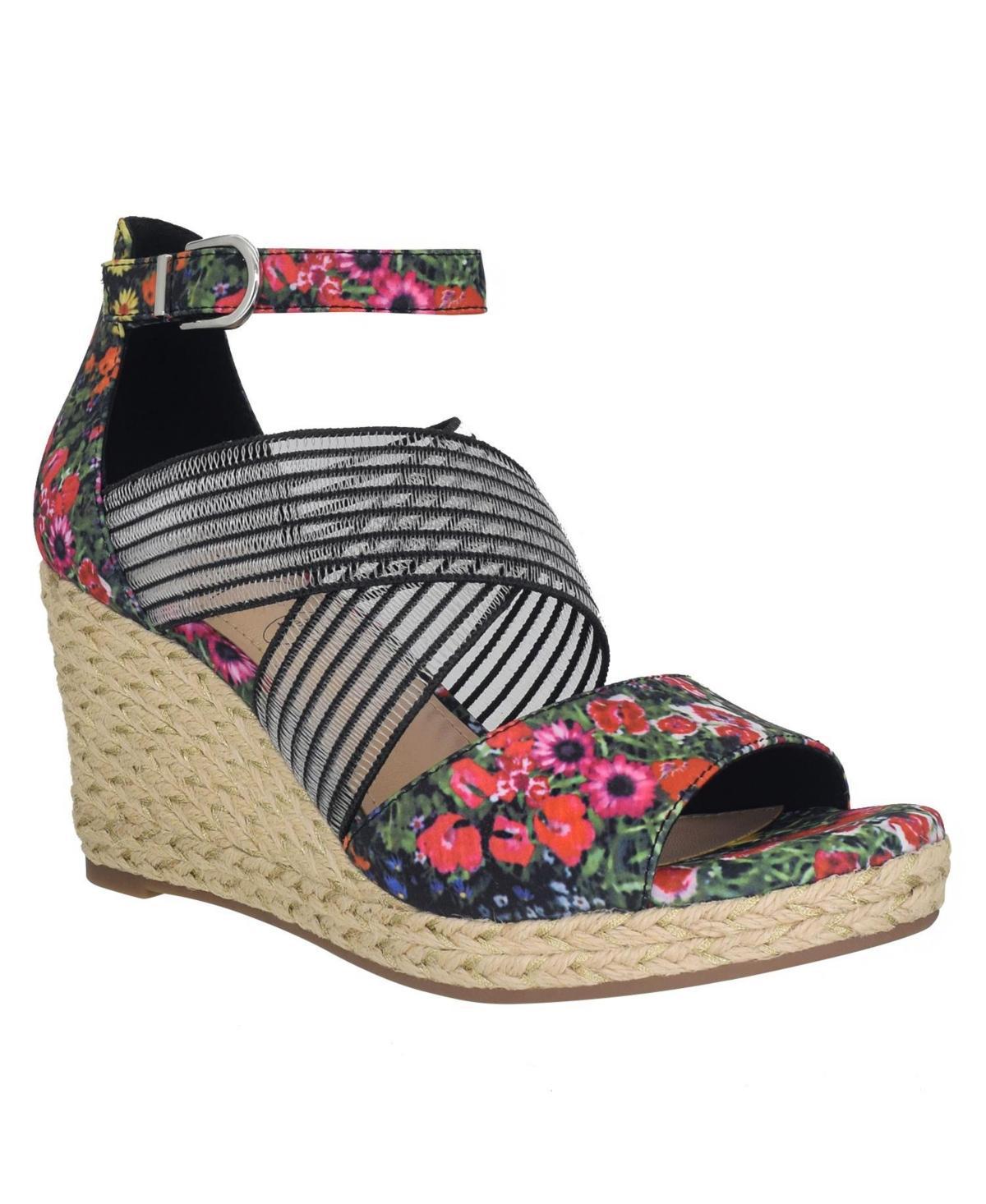Impo® Tizane Women's Memory Foam Platform Wedge Stretch Sandals, Size: 8, Tuscany Product Image