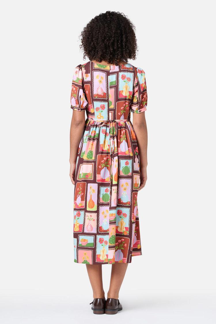 Flower Vases Midi Dress Product Image