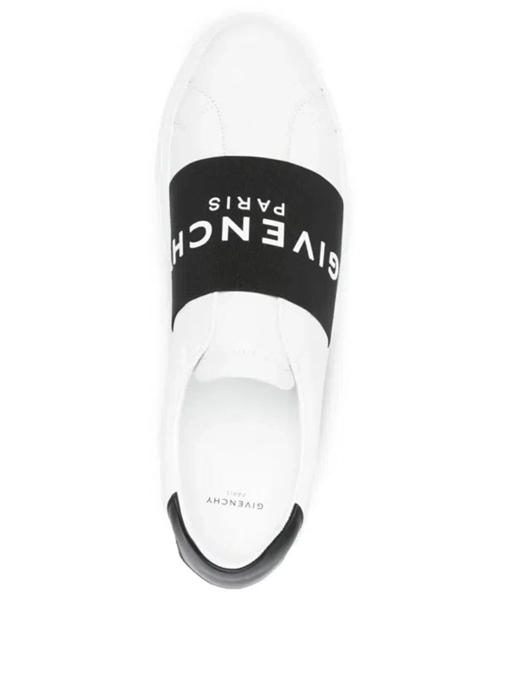 GIVENCHY Urban Street Sneakers In Leather With Elastic Band In Multi Product Image