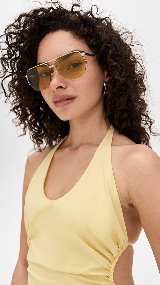 Jacquemus Aviador Sunglasses | Shopbop Product Image