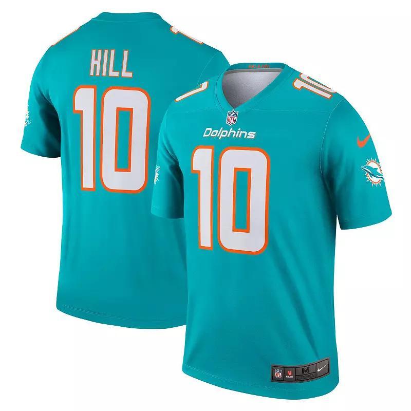 Mens Nike Tyreek Hill Aqua Miami Dolphins Legend Jersey Turquoise A Product Image