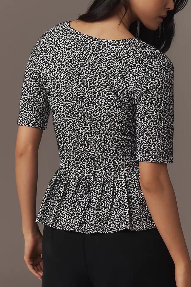 Maeve Peplum Scoop-Neck Tank Product Image