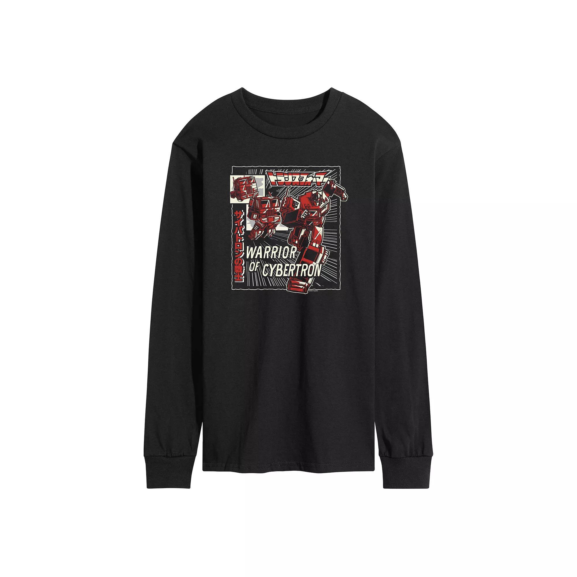 Mens Transformers Warrior Of Cybertron Long Sleeve Graphic Tee Product Image