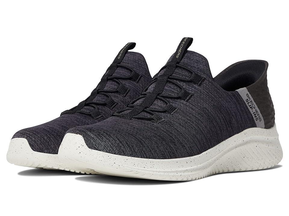 SKECHERS Ultra Flex 3.0 Right Away Hands Free Slip-Ins Black) Men's Shoes Product Image