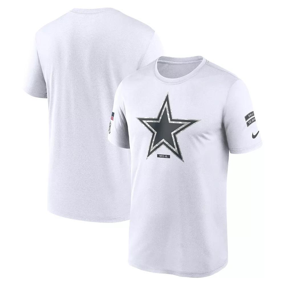 Men's Nike White Dallas Cowboys 2024 Salute To Service Legend Performance T-Shirt, Size: XL Product Image