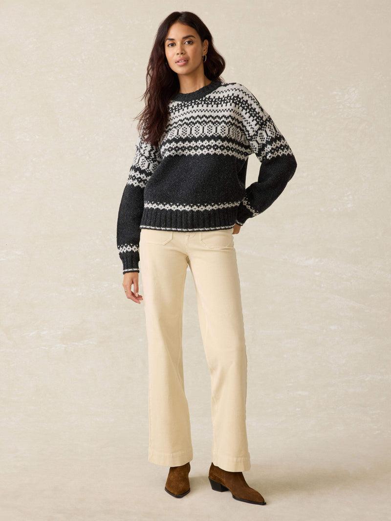 Willow Creek Sweater - Grey Valley Fairisle Product Image
