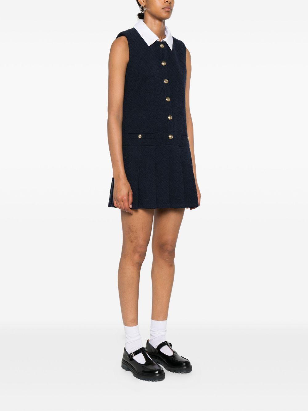 pleated-collar dress Product Image
